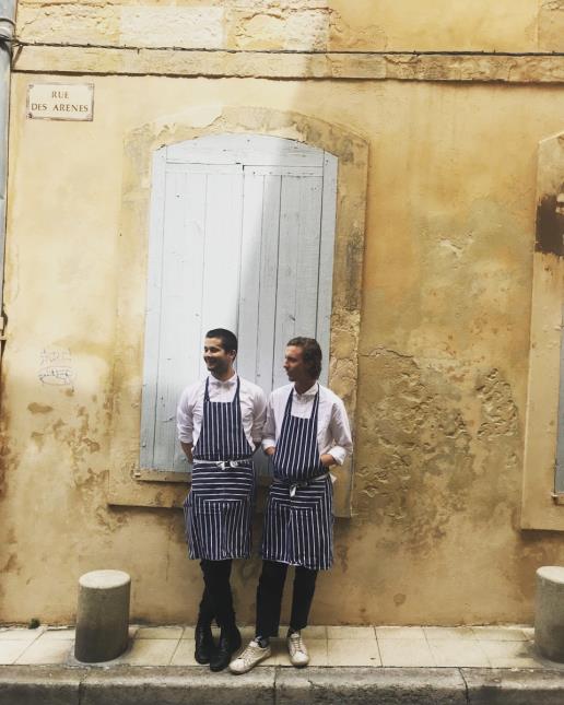 En mai et juin, un duo de chefs australiens officie au Chardon : Michael West (à g.) et Jack Coghlan