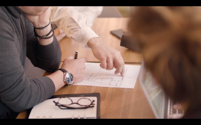 Tournage sur l'étude des plans de Boulom