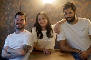 Vincent Bessy, Pauline Legrand et Adrien Jaber ont fondé Pancia.