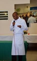 Le chef Marcel Ravin s'est rendu spécialement en Martinique, d'où il est originaire, pour inaugurer...