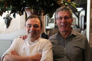 Christian Delouvrier le chef et Gérard Donato, deux français devenu New Yorkais il y a longtemps.