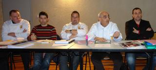 Patrick Omont (Allier), Jacques Marcon (Haute-Loire), Jean-Pierre Vidal (vice-président),...