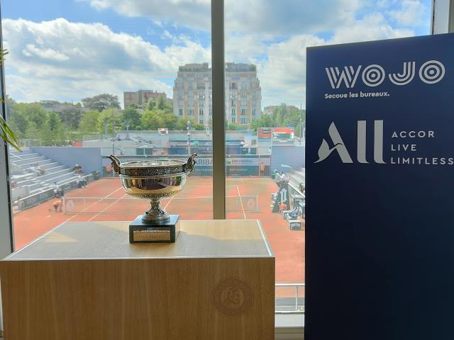 L'espace Wojo est ouvert du 16 au 20 mai pendant le tournoi de tennis de Roland Garros.