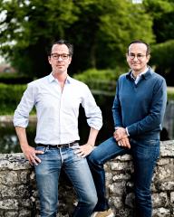 Frederic Biousse (à droite) et Guillaume Foucher, les propriétaires de la collection Les Domaines...
