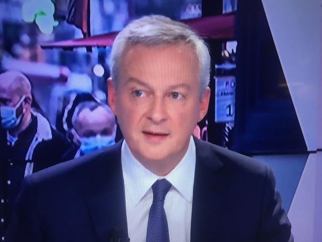 Bruno Le Maire était l'invité de BFMTV hier soir, lundi 9 novembre.