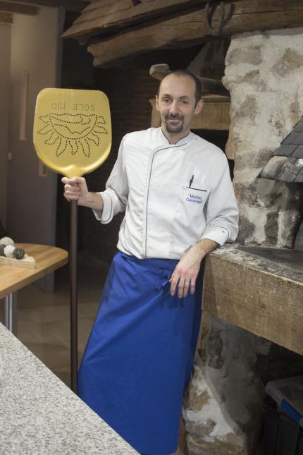 Le chef a cumulé 25 ans d'expérience en Italie, Allemagne et aux états-Unis avant de reprendre cette auberge.