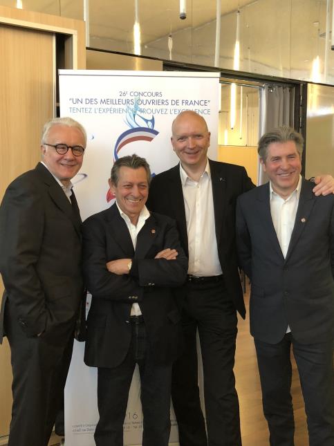 Alain Ducasse, Jacques Maximin, Christophe Quantin et Michel Roth.