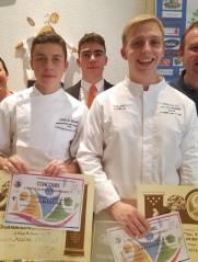 Les vainqueurs de la 2ème finale du concours triathlon des arts gourmands