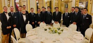 Les élèves FERRANDI au quay d'Orsay pour le dîner de la liste