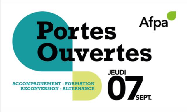 Journée Portes Ouvertes dans tous les centres Afpa le 7 septembre