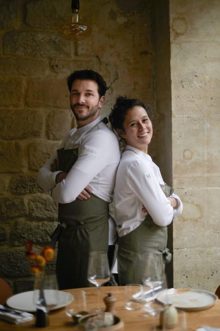 Pierre et Cristina Chomet, restaurant Ambos à Paris.