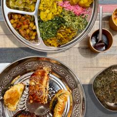 Samoussa, soupes, masala… Le LunchBox prend la forme d'un buffet avec 12 à 15 plats qui tournent en fonction des saisons