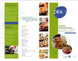 Licence professionnelle DRACI (Développement et Recherche en Art Culinaire Industrialisé)