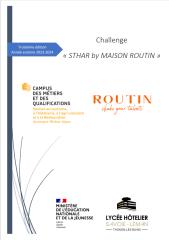 Challenge « STHAR by MAISON ROUTIN » 2023-2024