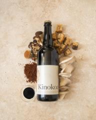 La bière Kinokoa préparée à base de champignons.