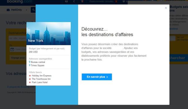 Booking.com diversifie ses cibles clients, à travers les PME