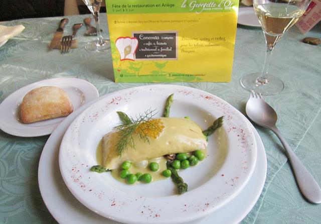 La « Georgette » à la table de Marie-José Bru & Gilles Sabatier (« Les Sapins » à Nalzen)