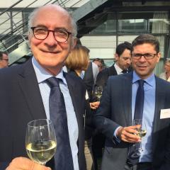 Apéritif Bio pour Alain Caillat, inspecteur d'académie, inspecteur pédagogique régional Economie...