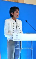 Najat Vallaud-Belkacem se mobilise contre le « décrochage scolaire ».