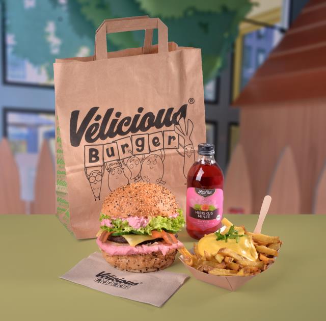 Cédric Mincato, fondateur de l'enseigne vegan Vélicious Burger, veut développer le service à emporter, pour ses clients et la visibilité