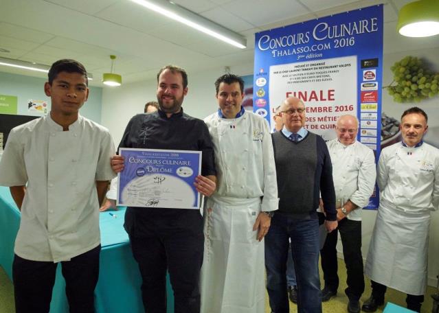 Julien Noray, Restaurant l'AG Les Halles à Paris, vainqueur en catégorie professionnels.