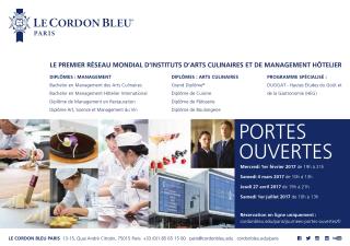 Le Cordon Bleu ouvre ses portes