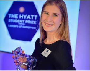 Marine Mortin 1er prix du Hyatt Student Prize