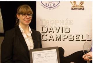 Agathe Astarita remporte le Trophée David Campbell 2016