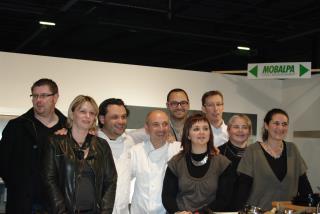 Brnard Bach (au centre) et une dizaine de chefs animeront les démonstrations culinaires