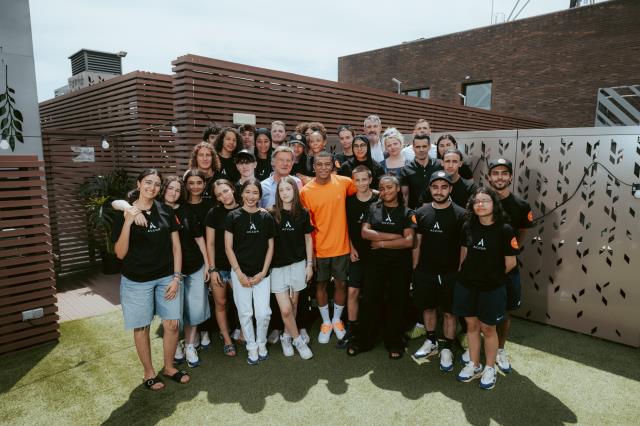 Sébastien Bazin et Kylian Mbappé à Madrid.