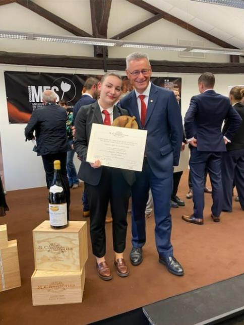 Alyzée Marchal, Meilleure Elève Sommelier en Vins et Spiritueux de France