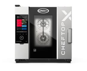 Le four mixte professionnel ChefTop-XTM intègre l'IA pour optimiser ses performances de cuisson.