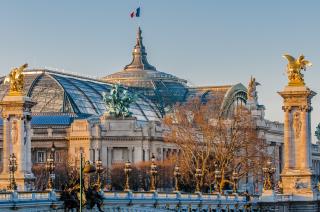 Le Grand Palais et le pont Alexandre III, où se déroulent une partie des compétitions.