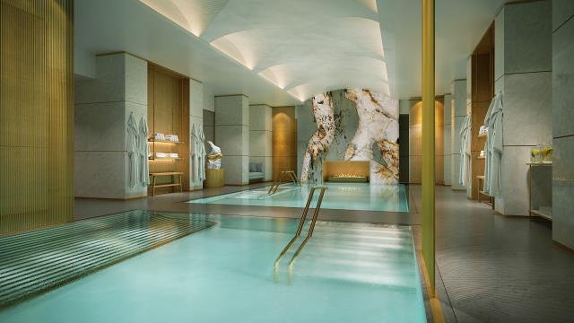 Le spa de 1200 m2 du Corinthia Grand Hotel Astoria Bruxelles