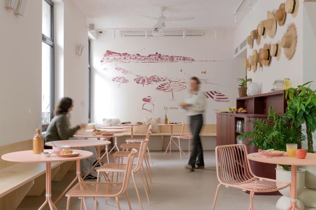 Des espaces communs lumineux, ouverts également aux Niçois. 