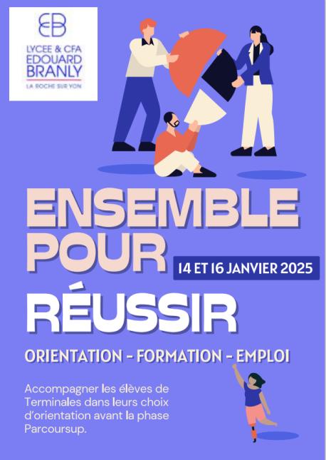 "Ensemble pour réussir" les 14 et 16 janvier 2025