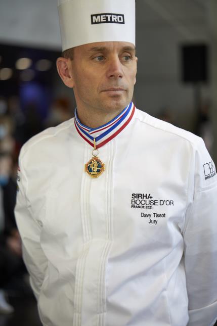 Le chef et Meilleur ouvrier de France Davy Tissot, président du CIO du Bocuse d'or.