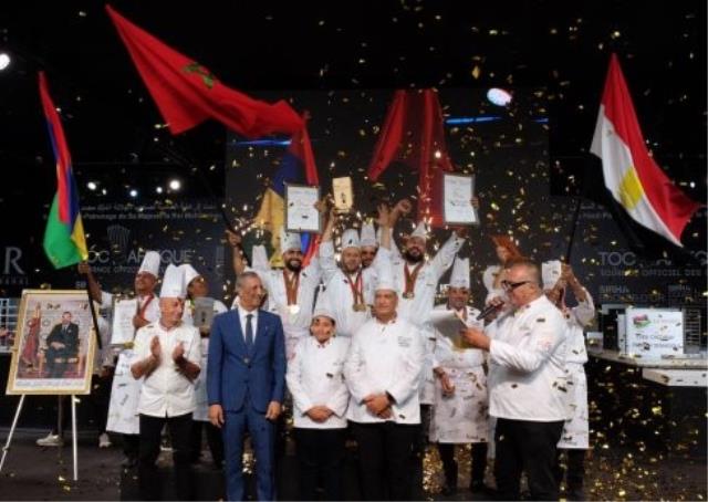 Le podium de la sélection africaine de la Coupe du Monde de Pâtisserie