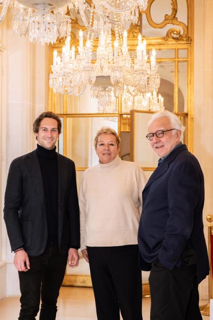 Tom Lerouge, Véronique Lartigue et Alain Ducasse.