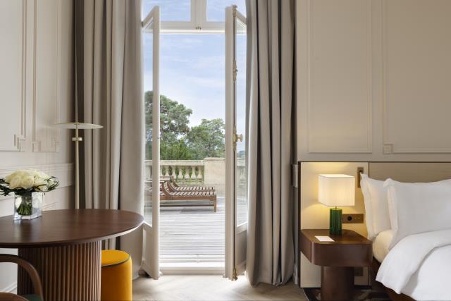 Une suite premium de l’Intercontinental Chantilly Chateau Mont Royal. 