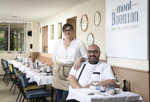 Carine et Philippe Bednarek ont ouvert un bouillon au Logis Hôtel Le Relais du Mont-Blanc.