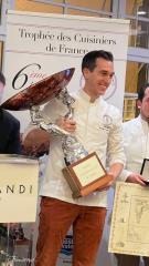 Matthieu Derible remporte le Trophée des Cuisiniers de France 2024.