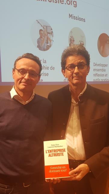 Laurent Marbacher et Isaac Getz présentent L'entreprise altruiste