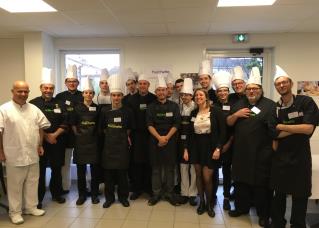 Les participants à la Sélection départementale du concours de gastronomie Silver Fourchette...