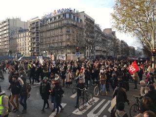 Le 10 décembre 2019, nouvelle journée de grève contre la réforme des retraites.