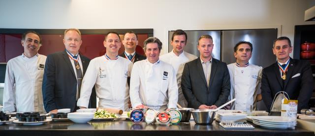 Chefs et maîtres d'hôtel ont planché sur le camembert lors de la journée organisée par Lactalis.