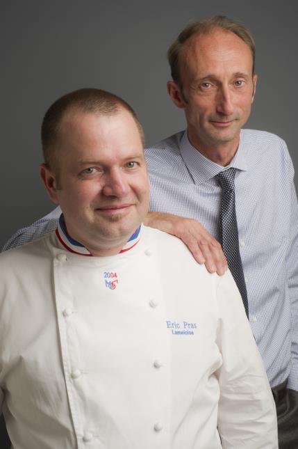 Eric Pras et Frédéric Lamy, deux associés qui ont repris la Lameloise à Chagny en 2009... pour le meilleur !