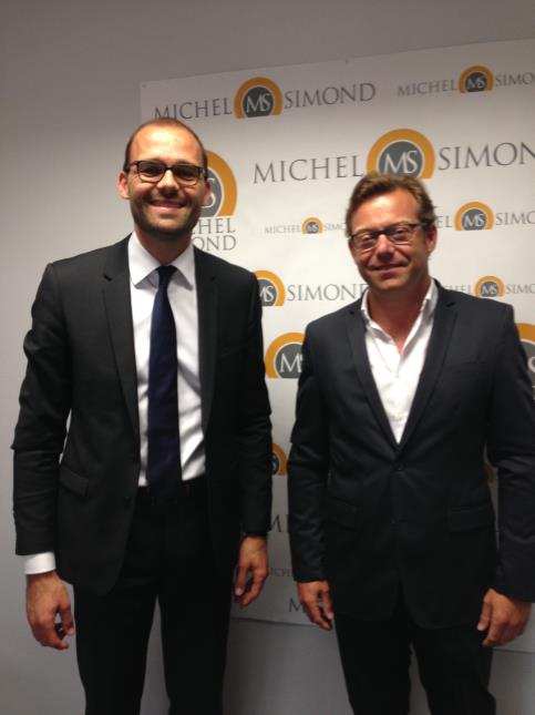 Olivier Goy, Président du directoire de Lendix et Philippe Mooney, directeur du cabinet Michel Simond Avignon et associé de la franchise Michel Simond