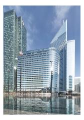 Le Melia de La Défense (Hauts-de-Seine), un établissement de 369 chambres classé 4 étoiles.