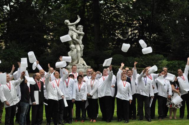 Les 15 ans des Toques Françaises fêtés au ministère de l'Agriculture de l'Agroalimentaire et de la Forêt.